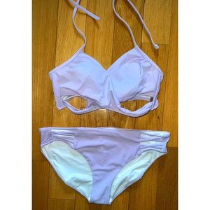 VS PINK Purple Bikini Set